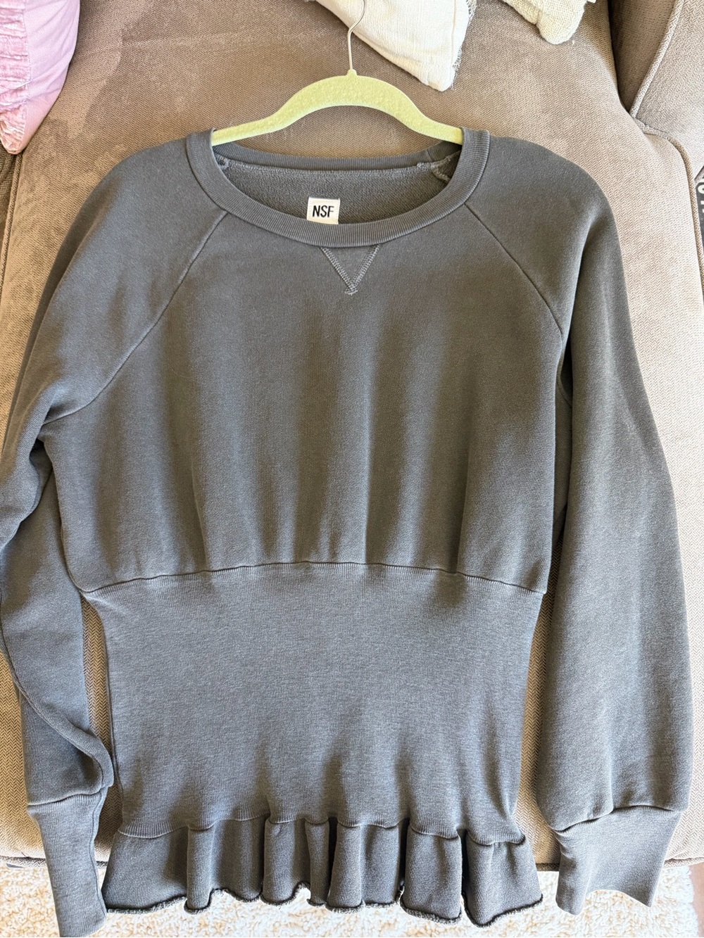 NSF  Crewneck Sweater in Olive Green